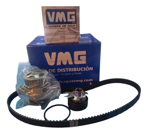 Kit De Distribucion + Bomba De Agua Vmg Vw Gol Trend 1.6l 