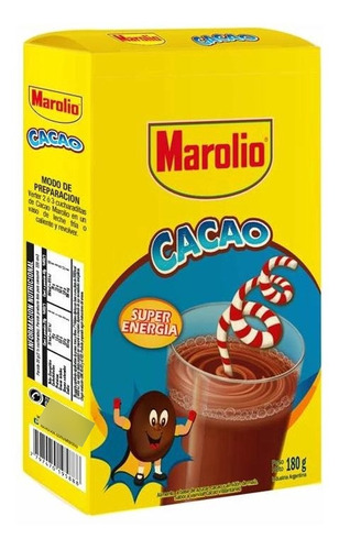 Pack X 12 Unid Cacao   180 Gr Marolio