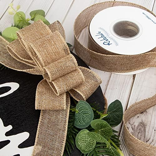 Borde Con Alambre De Arpillera Ribbli Pulgadas X 10 Yardas,