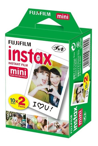 Imagen 1 de 5 de Pelicula Fuji Con 20 Piezas Intax Mini Modelo 8 Y 9 Fujifilm