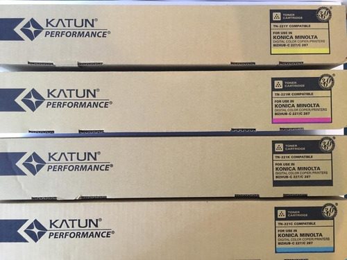 Imagen 1 de 1 de Kit De Toner Katun Para C227/287 Konica Minolta