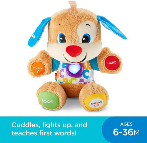 Imagen 4 de 7 de Fisher Price Sis Perrito Puppy Peluche Educativo Interactivo