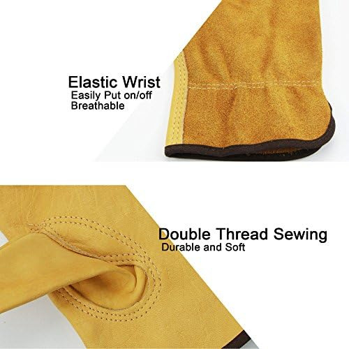 Guantes De Trabajo Ozero Flex Grip De Cuero