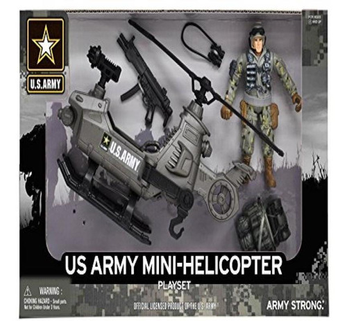 Set De Helicóptero De Juguete U.s. Army