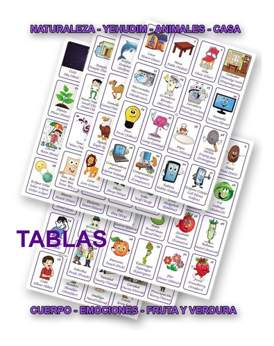 Kit Imprimible Lotería, Español - Ingles. 7 Temas Diferentes (Usado)