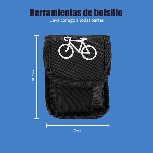Kit De Reparación De Bicicletas Multiusos.