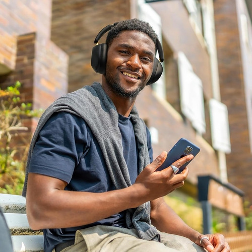 Audífonos Hires Wireless Noise Cancelling Híbrido Oneodio-a5 Negro