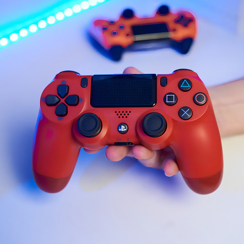 Control Inalámbrico Sony Playstation Dualshock 4 Magma Red