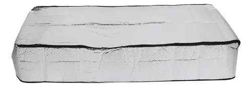 Cubierta Aislante Térmica Para Puerta De Ático – Película De Aluminio De Doble Cara, Refleja El 97% Del Calor, Con Cremallera – Reduce Facturas De Energía