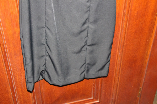 = Roupa Lote 582 Mulher Vestido Preto Básico T43 97cm Forrad