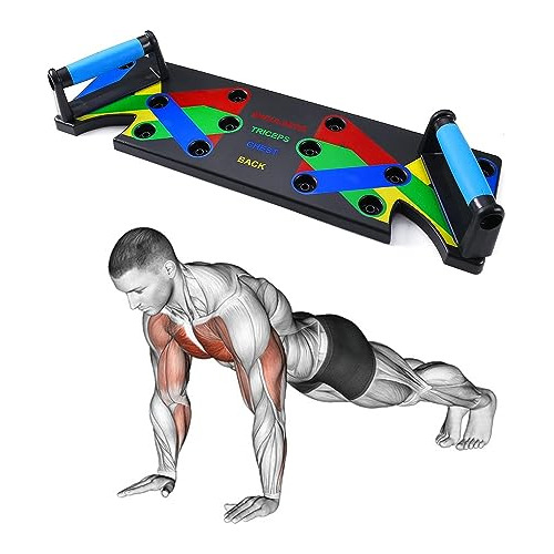 Power-pack - Tabla De Flexiones 9 En 1 Para Entrenamiento En