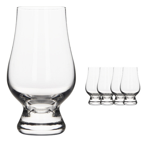 Conjunto De 4 Copos Taça Para Whisky Degustação 190ml