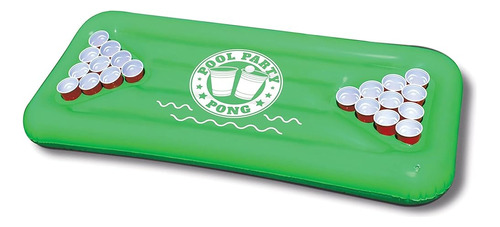 Big Mouth Toys Pool Party Pong Float, Verde
