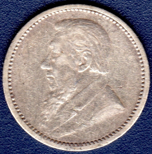 3 Pence 1892 Moneda De Sudáfrica Johannes Paulus Kruger (Usado)