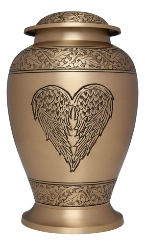 Ansons Urns Urna De Cremacion De Corazon De Angel, Urna Fune