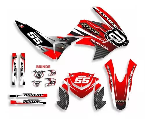 Adesivos Proteção Laminados Moto Trilha Motocross Xlr 125 CA-16182