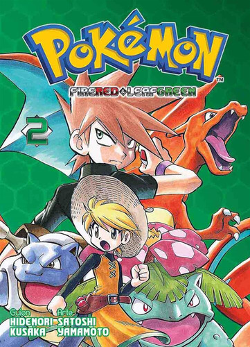 Pokemon Fire red & Leaf green, De Hidenori Kusaka. Pokémon Fire Red & Leaf Green Vol. 2, Editorial Panini. Tapa Blanda En Español, 2021