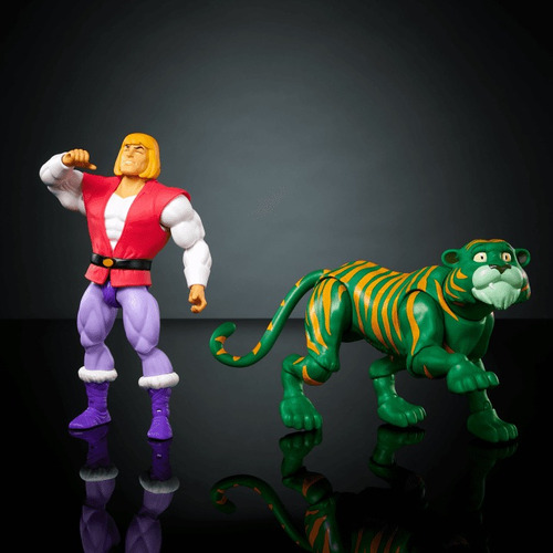 Principe Adam Y Cringer Cartoon Masters Universe Mattel Pack