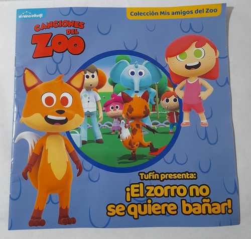 Colección Mis Amigos Del Zoo, Clarín: Figura + Cuento Zorro Tufín