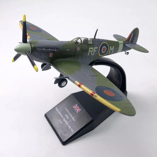 Modelo Fundido Fighter 1/72 Da Segunda Guerra Mundial Com