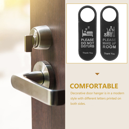 5pcs Please Do Not Disturb Door Sign Double-sided Door Knob