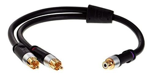 Cable De Audio Ultra Series Rca Y-adapter 12 inches