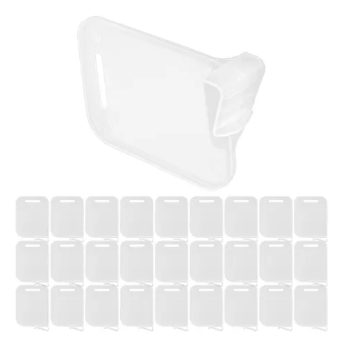 Prácticos Separadores De Nevera De Plástico Transparente, 40