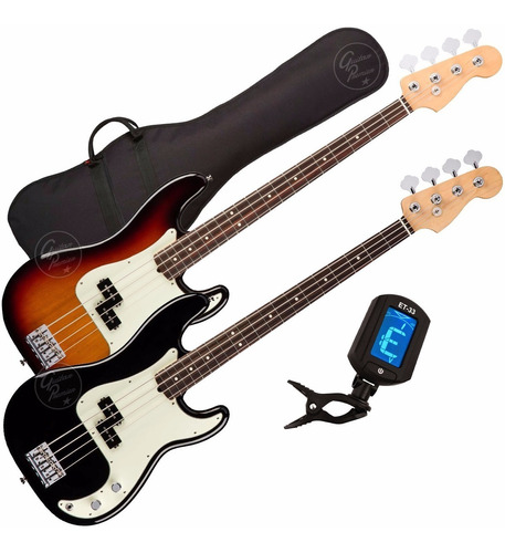 Bajo Electrico T/ Precision Jazzbass 4c + Funda + Afinador