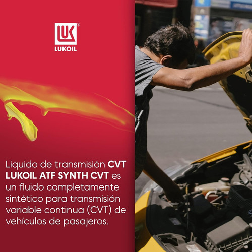 Aceite De Transmisión Sintético Lukoil Atf Synth Cvt 1 Litro