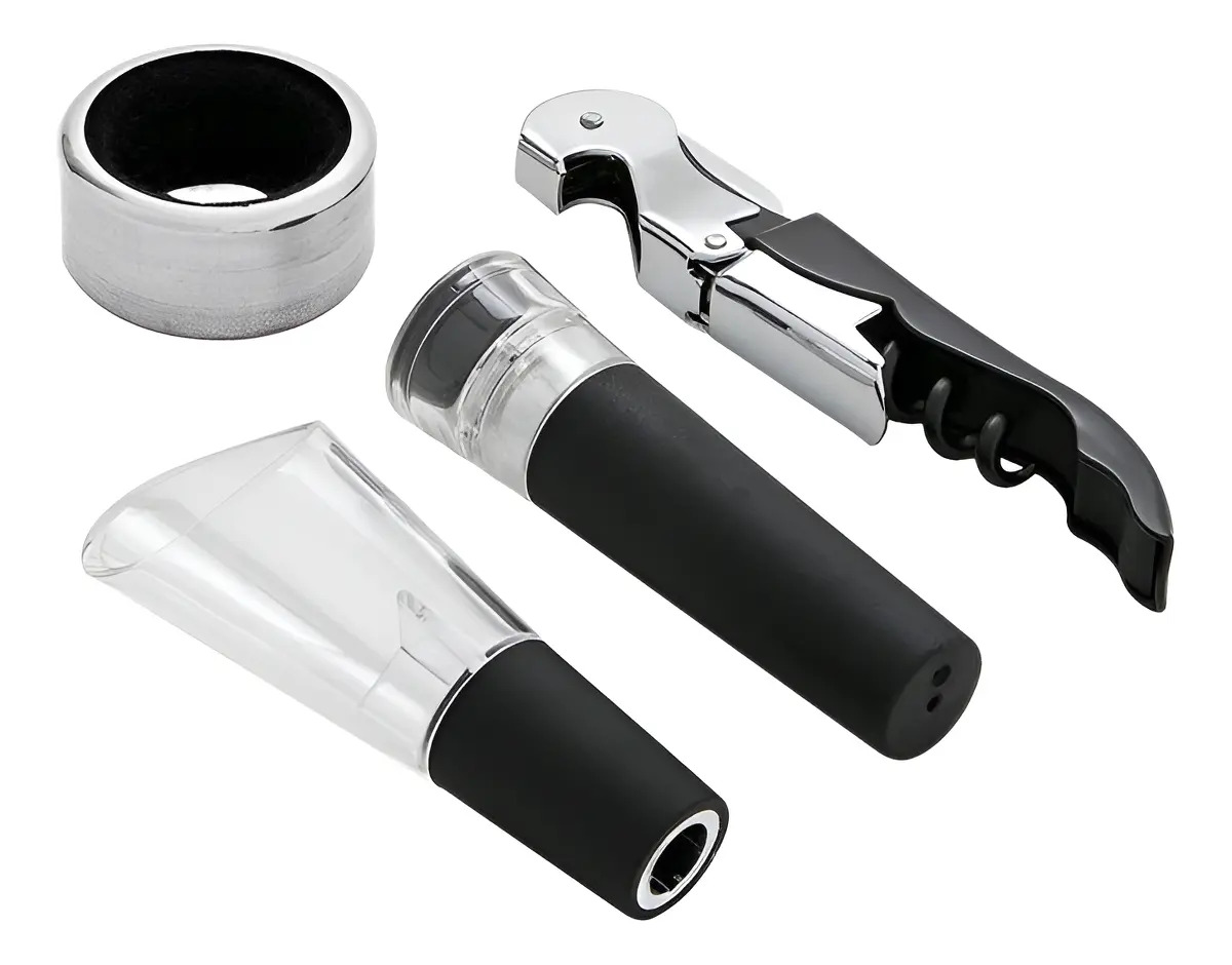 Kit Acessórios para Vinho Homestyle 300035776 4 Peças
