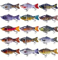 Comprar 2 Señuelos 6 Segmentos  Articulado Tararira Dorado + Regalo