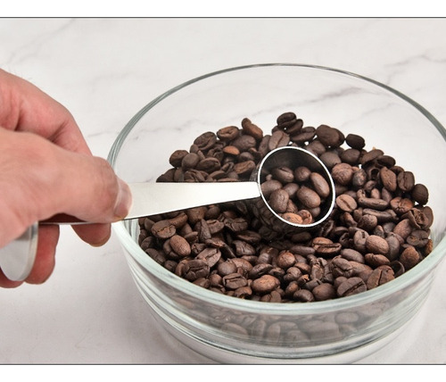 Espresso Coffee Stand Measuring Spoon Silver