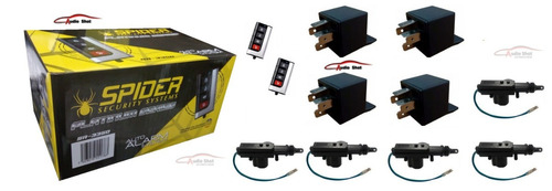 Alarma Spider Sr-3350 + 5 Seguros Electricos + 4 Relays