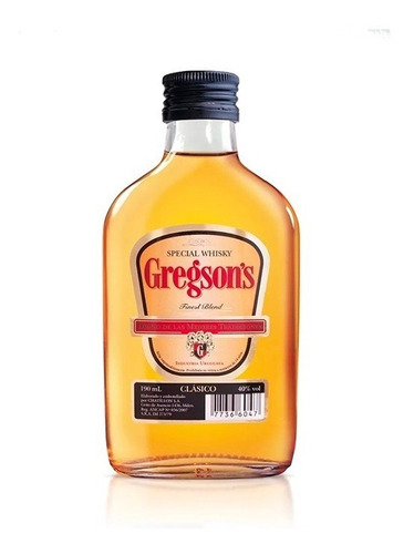 Whisky Gregson's Petaca De 190ml Suchina Sa