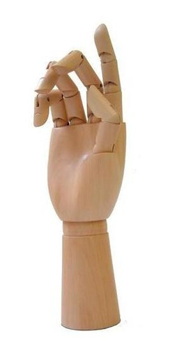 Mano Muñeco De Madera Articulada Sapiens 30 Cm Derecha Arte