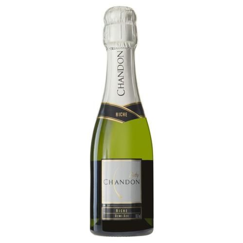 Espumante Brasileiro Branco Riche Demi-Sec Chandon Baby Chardonnay Serra  Gaúcha Garrafa 187ml | MercadoLivre