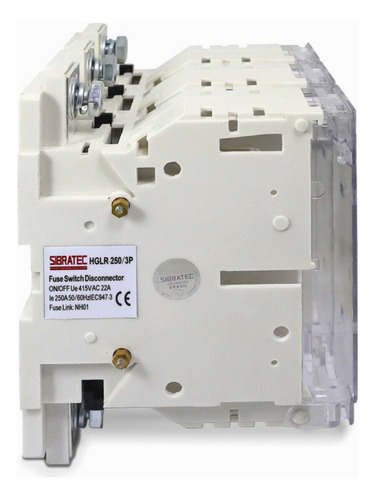 Chave Seccionadora Rotativa Hglr 250a Porta Fusível Nh01