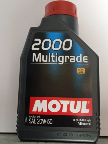 Super Oferta Lubricante Motul 20w50 Mineral 