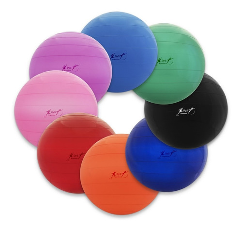 Imagen 6 de 10 de Pelota Pilates 50 Cm 600gr Reforzada Yoga Esferodinamia Gym