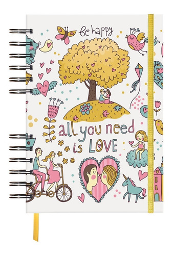 Agenda Perpetua Semanal All You Need Is Love - Grande