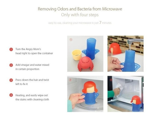 Como Limpar Microondas Fácil Vinagre Agua Vapor Boneca Limpa