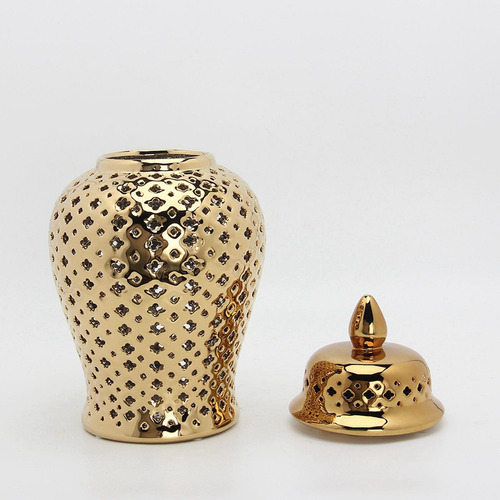 - Ginger Jar Lantern Lattice Para Almacenamiento Decoración