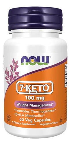 Now Suplementos, 7-keto (dhea Acetato-7-ona) 100 Mg, Control