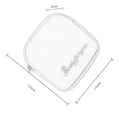 ( Bolsa De Almacenamiento De Toallas Sanitarias Caqui