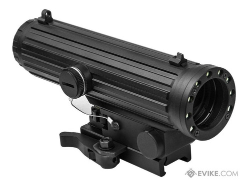 Vism By Ncstar Lio 4x34 Scope W/ Red & White Led Nav Lights