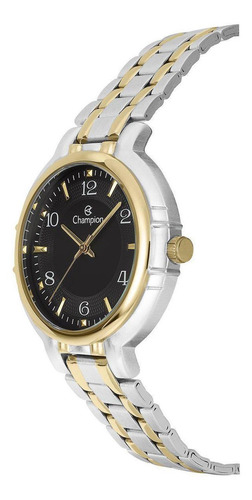 Relógio Feminino Caixa E Pulseira Mista Champion Cn20444n