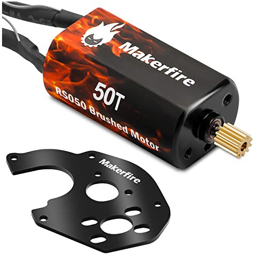 Motor Rc 050 50t Motor Cepillado De Alto Par Con Soporte De