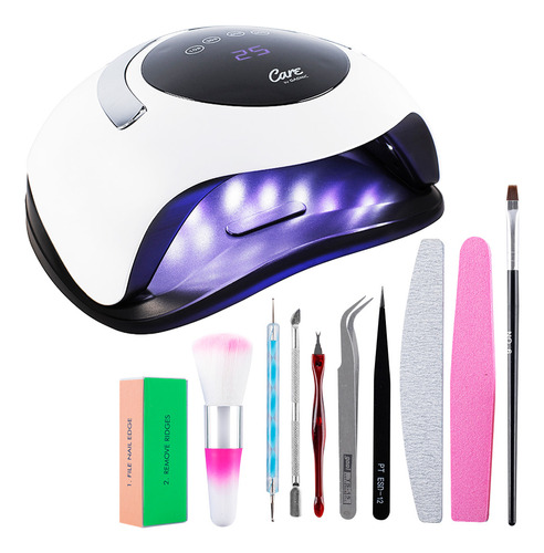 Cabina Para Uñas Uv Led 120w Manicura Profesional Portatil