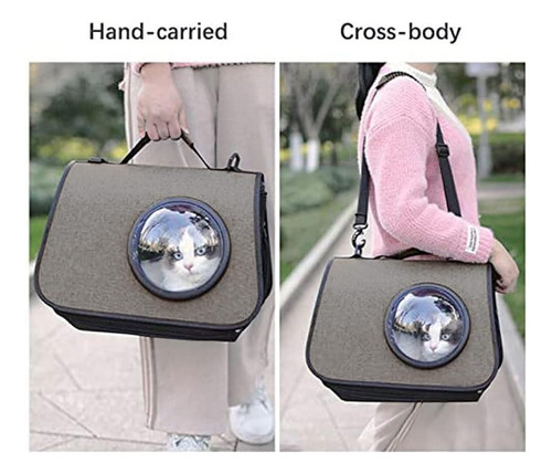 Bolso Plegable De Tela Para Transportar Mascotas Perro/gatos