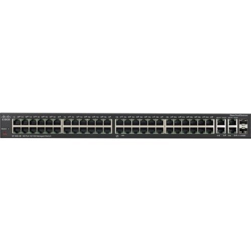 Cisco Sf300 48pp 48 Port 10 100 Poe+ Managed Switch With